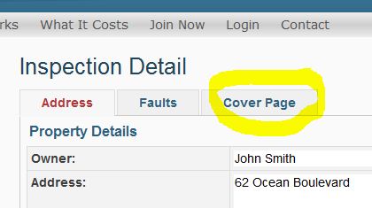 Cover Page Tab Cover Page Tab